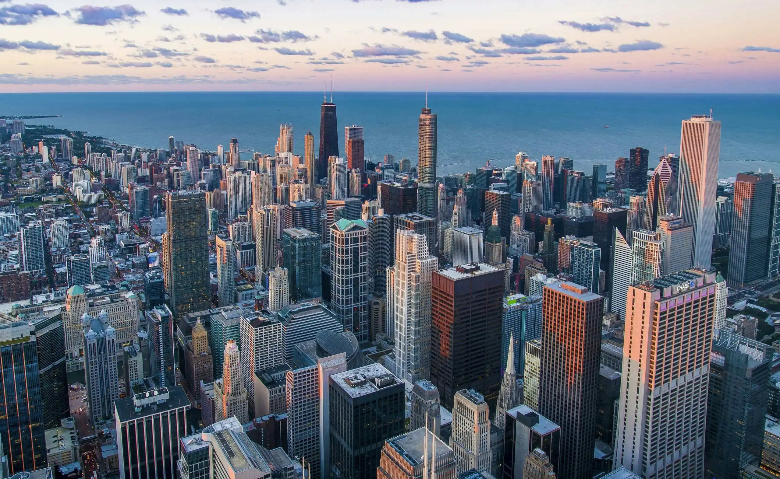 Chicago After Midnight — The Lakefront at Blue Hour