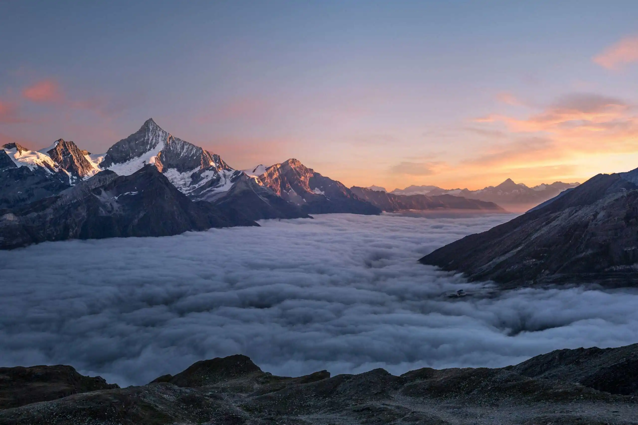 Golden Hour Over the Canadian Rockies